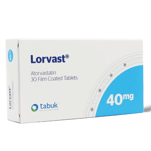 لورفاست 40 مجم 30 قرص - Lorvast 40 mg 30 Tablet
