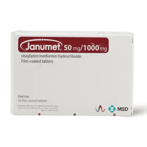 جانيومت 50/1000 مجم 56 قرص - Janumet 50/1000 mg 56...
