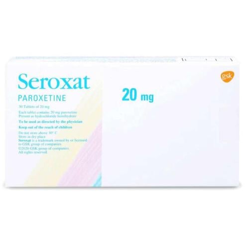سيروكسات 20 مجم 30 قرص - Seroxat 20 mg 30 Tablet