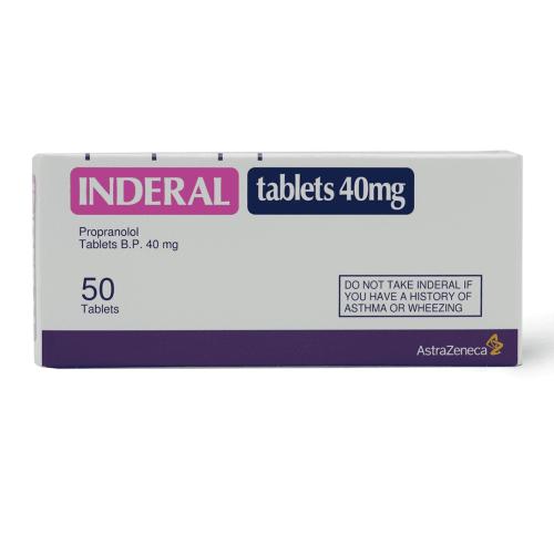اندرال 40 مجم 50 قرص - Inderal 40 mg 50 Tablet