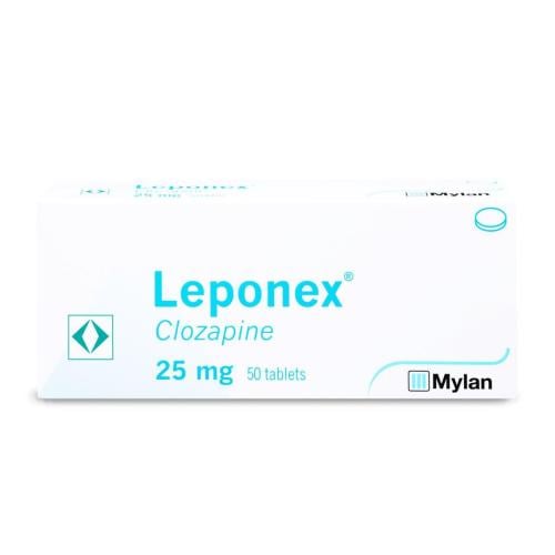 ليبونكس 25 مجم 50 قرص - Leponex 25 mg 50 Tablet
