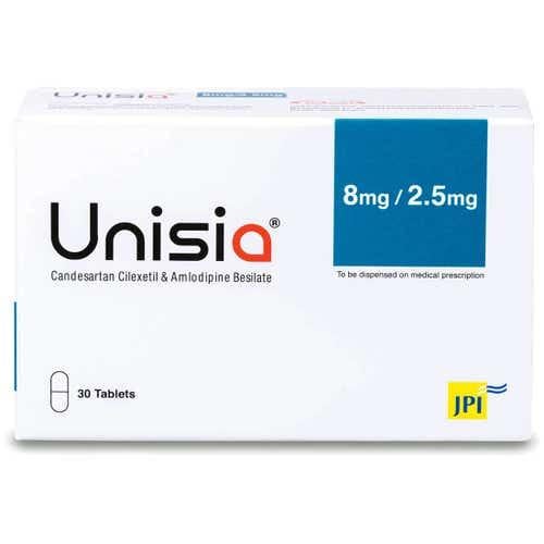 يونيجيا 2.5/8 مجم 30 قرص - Unisia 8/2.5mg 30 Table...