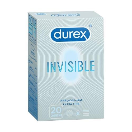 ديوركس واقي شفاف 20 حبة - Durex Invisible Extra Th...