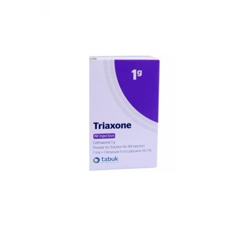 ترياكسون 1 جم فيال عضل - Triaxone 1 gm Vial I.m