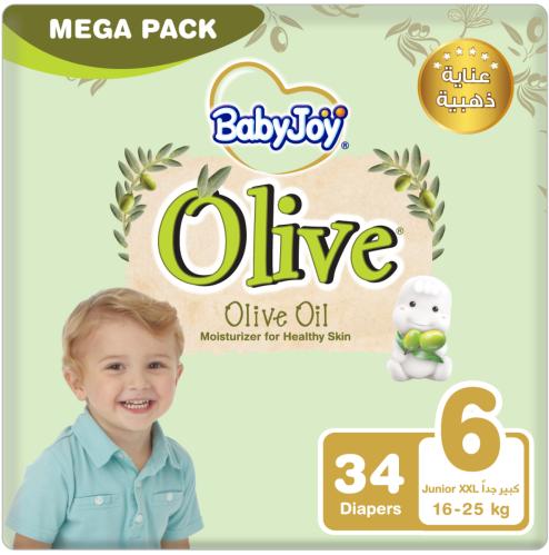بيبي جوي أوليف بزيت الزيتون مقاس6 – 34 قطعة - Baby...