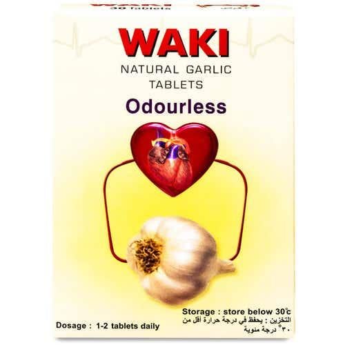 واكي خلاصة الثوم 30 كبسولة - Waki Natural Odourles...