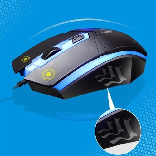 ماوس وكيبورد RGB أسود إنقليزي