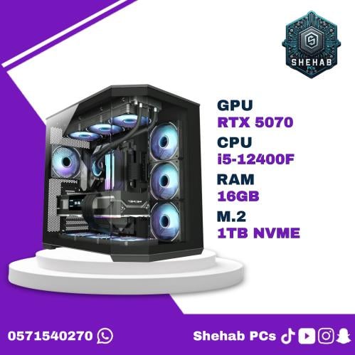التجميعة الاحترافية RTX 5070 - i5-12400F - DDR5