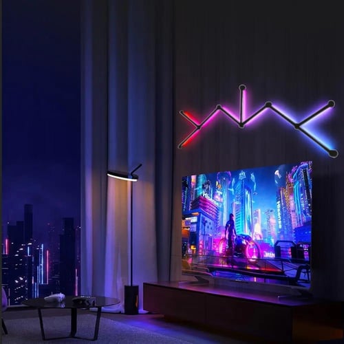 اضاءة نانو ليف 9 قطع أبيض