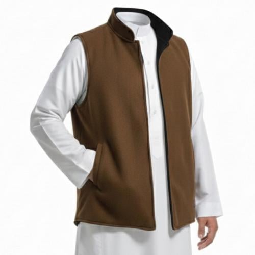 سديري دبل فيس ( جملي - اسود )