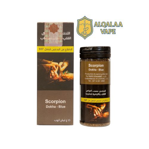 دوخة سكوربيون الزرقاء – Scorpion Dokha Blue 15غ
