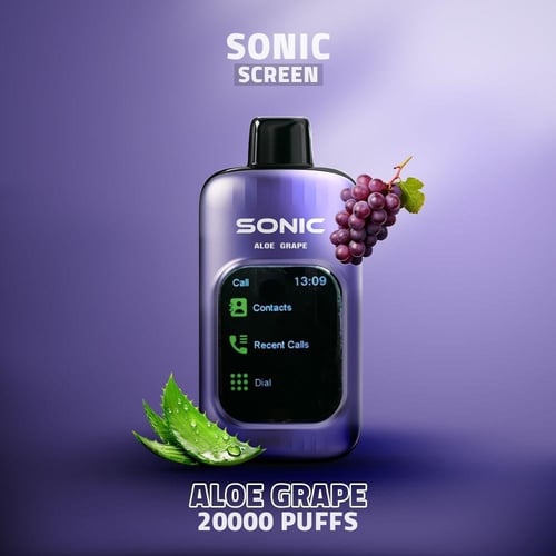 سحبة سونيك سكرين 20000 ألف سحبة – 50 نيكوتين SONIC...