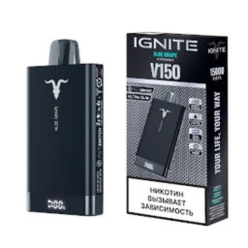 سحبة اجنايت 15000 شفطة Ignite V150 15000 Puffs