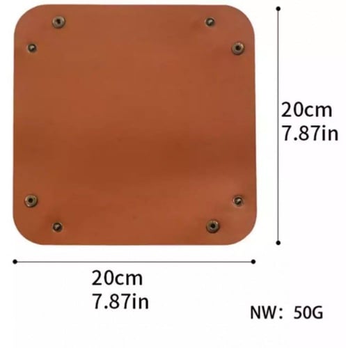 صحن فرط تبغ جلد قابل للطي