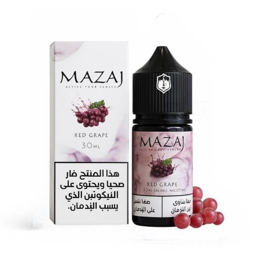 نكهة عنب أحمر من مزاج سولت 30 مل – MAZAJ Red Grape...