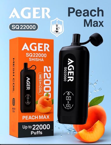 جهاز سحبة اجير SQ شيشة 22000 سحبة – AGER SQ 22000...