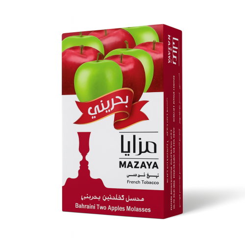 معسل مزايا تفاحتين بحريني – Mazaya Bahraini Two Ap...