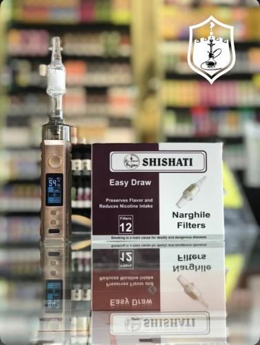 فلتر شيشة إلكترونية زجاجي مانع للرذاذ والحرارة Gla...