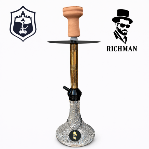 شيشة ريتش مان كريستال رويال 65 سم – Rich Man Cryst...