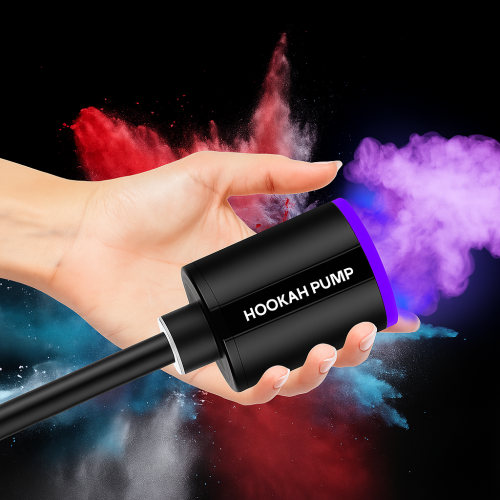 جهاز تشغيل الشيشة المضيء بتقنية الشحن – Hookah Air...