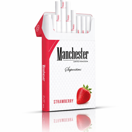 دخان مانشستر سوبر سليم بنكهة الفراولة – Manchester...