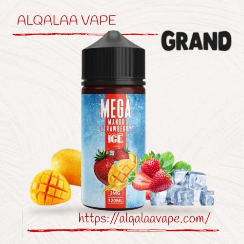 نكهة ميقا مانجو وفراولة ايس من 120 مل MEGA MANGO S...