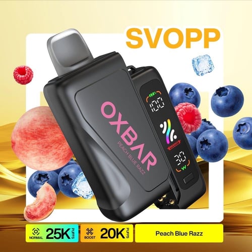 جهاز سحبة بود أوكس بار 25000 ألف سحبة نيكوتين 50mg...