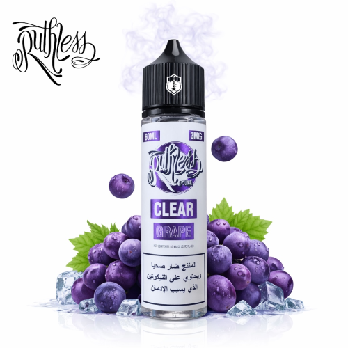 نكهة روثليس كلير عنب 60 مل نيكوتين 3 ملغ – Ruthles...