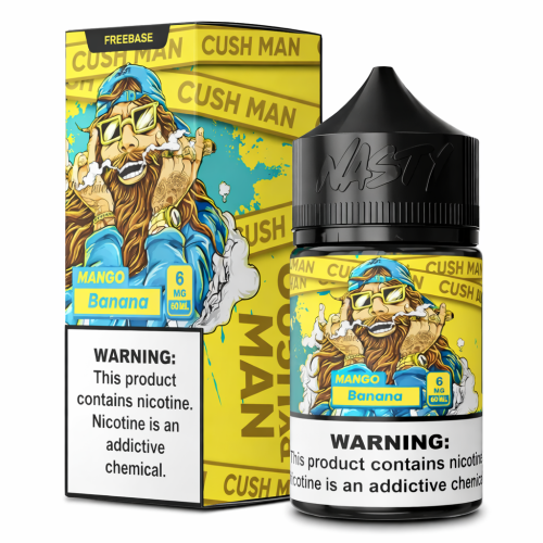 نكهة مانجو كاش مان موز ومانجو فري بيس 60 مل – Cush...