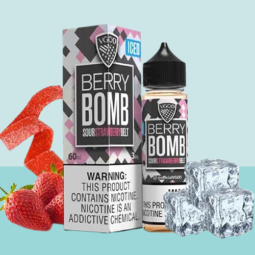 نكهة في قود قنبلة الفراولة بارد 60 مل – VGOD Berry...