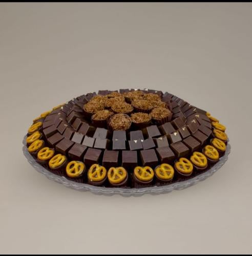Uncovered chocolate with Tiramisu filling, salted...