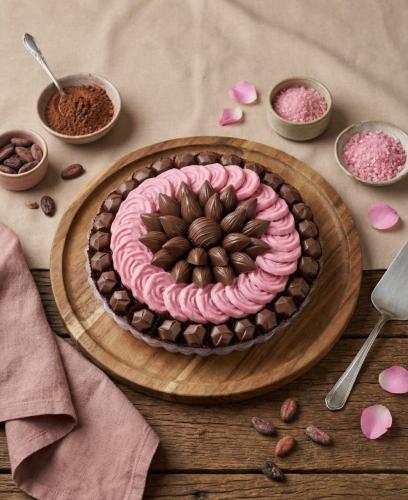 Uncovered chocolate with hazelnut cream filling, h...