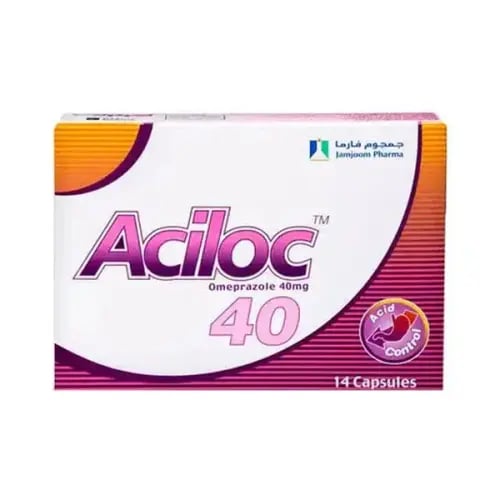 ACILOC 40 MG 14 CAPS