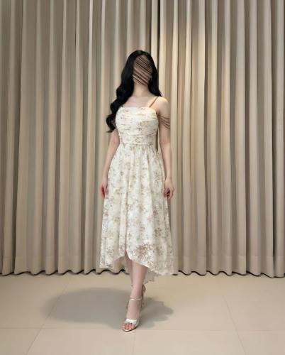 Lamar white dress