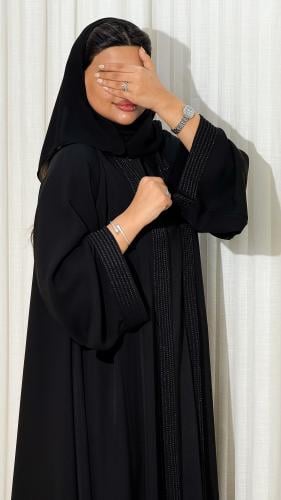 عباية ريتاج دبل كلوش بقماش انترنت