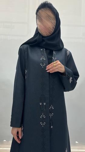 بليزر غدير بقماش لنن وتطريز شدو