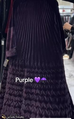 ثري دي مخمل كسرات الون البنفسجي