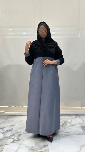 بليزر ورود كلوش بقماش واقف ماكس الون الأسود مع رما...