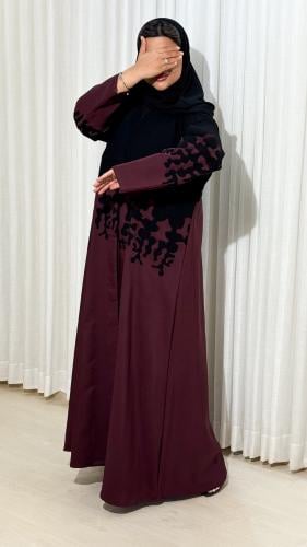 عباية دلع كلوش بقماش اندنوسي