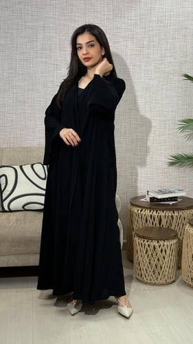 عباية دبل كلوش بقماش انترنت