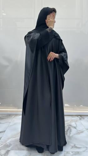 عباية سلطانه شال بقماش انترنت وشال حرير لمعه ودانت...