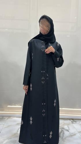 بليزر هيله بقماش لنن تطريز سدو