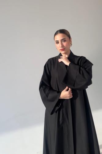 عباية سوداء كلوش أنيقه A2.