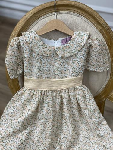 فستان شيفون صيفي مورد بطيخي .