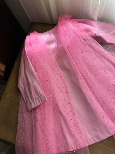 جلابية كرستال وردية .