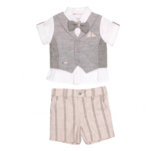 بدلة اطفال 5 قطع ( أخضر) - اولاد 11471