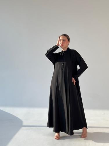 عباية سوداء أنيقة A6 .
