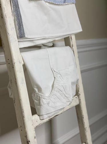 طقم سرير أطفال مكون من 3 قطع , أزرق .