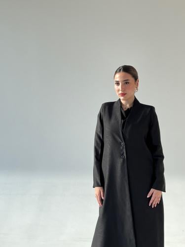 عباية بليزر ملمس حرير A1 .