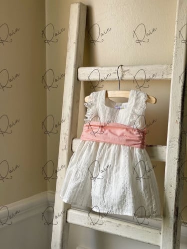 فستان قطن منقط أنيق صيفي 2022